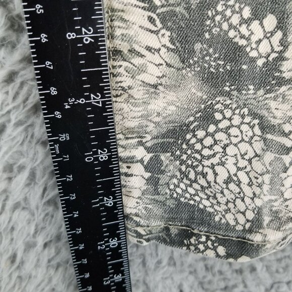 CAbi Jeans Womens 10 Tan Snakeskin Print Stretch Skinny Style 958 - Picture 6 of 11